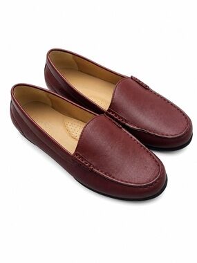 ARRAY Katie Loafers 7.5W Black Leather Slip On Comfort Career Shoes